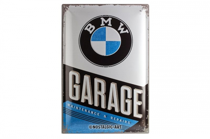 Blechschild "BMW Garage" - 60 x 40cm